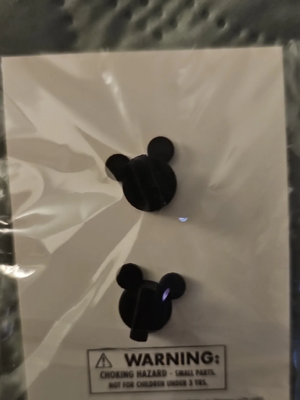 Disney Black Mickey Hulu & Disney+ Enamel Pin Pair
